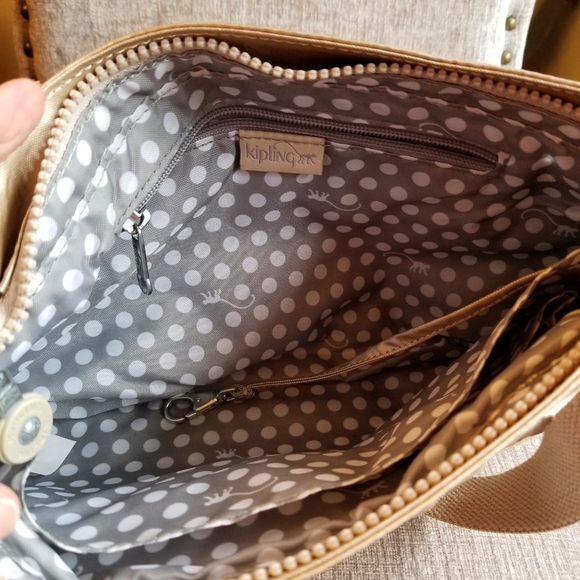 Kipling nylon gold crossbody - Picture 5 of 7